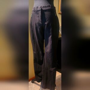 Suzy Sheir Black Dress Pants Straight Leg